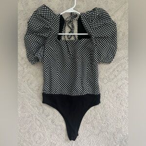TCEC Black and White  Bodysuit